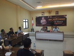 Kapolresta Sumenep Janji Benahi Layanan Informasi Publik, Perkuat Kemitraan dengan Pers