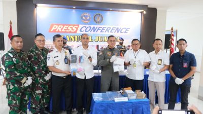 Bea Cukai dan Satgaspam Lanudal Juanda Gagalkan Penyelundupan Sabu dan Ekstasi dari Malaysia